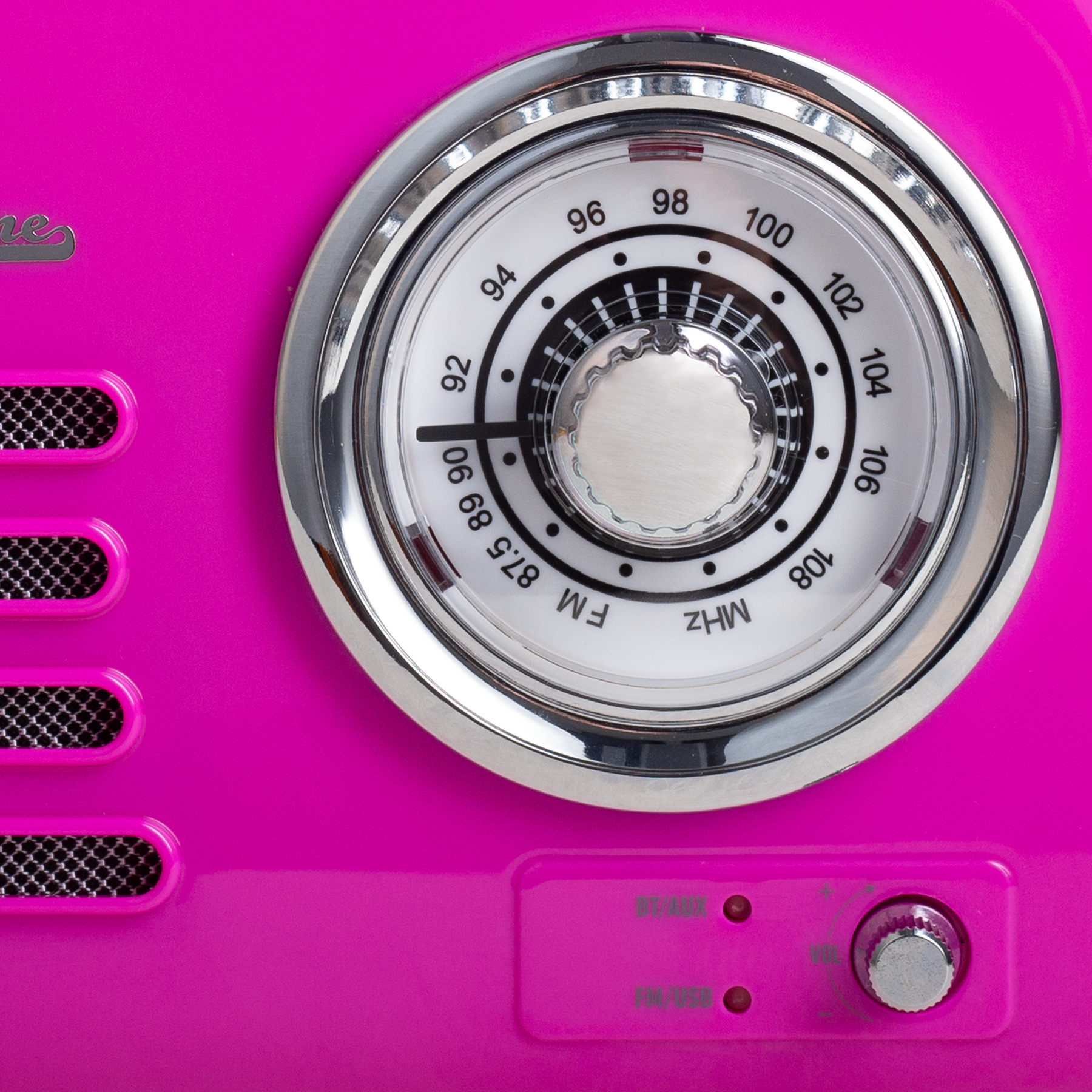 Rádio retro com bluetooth Vintage Cuisine - cores do verão - acabamento brilhante