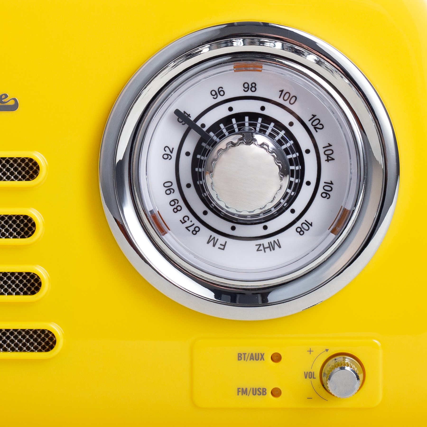 Rádio retro com bluetooth Vintage Cuisine - cores do verão - acabamento brilhante