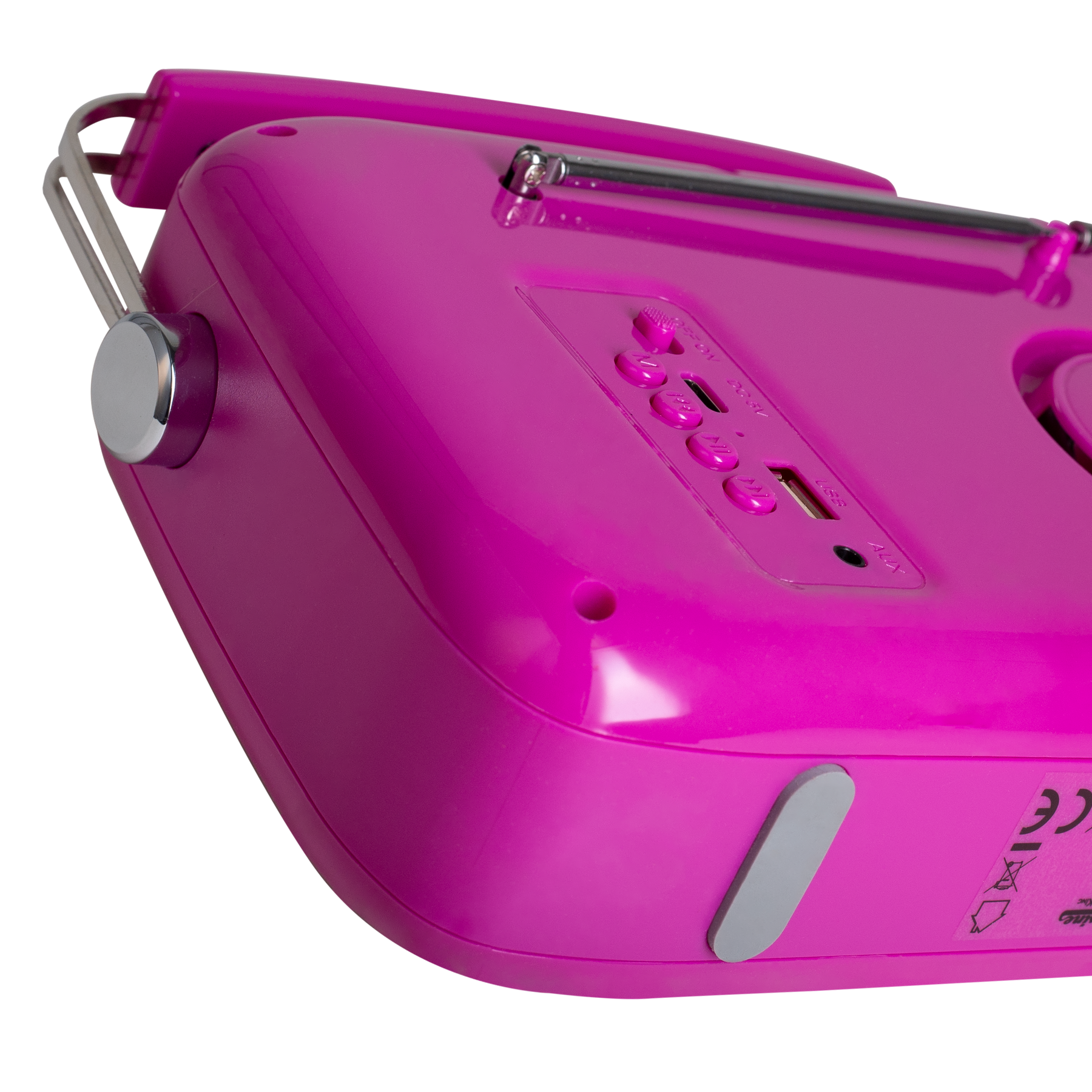 Rádio retro com bluetooth Vintage Cuisine - cores do verão - acabamento brilhante