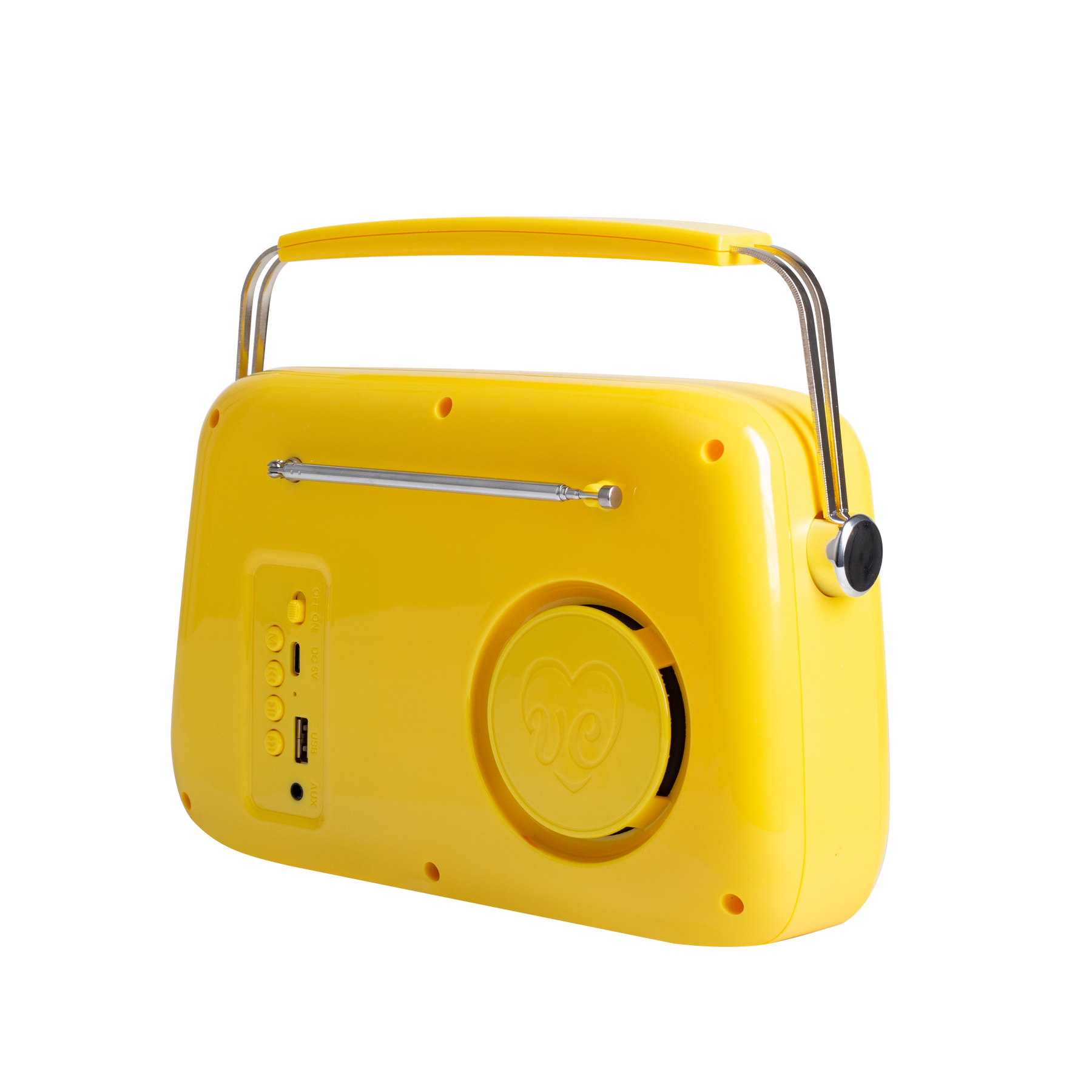 Rádio retro com bluetooth Vintage Cuisine - cores do verão - acabamento brilhante