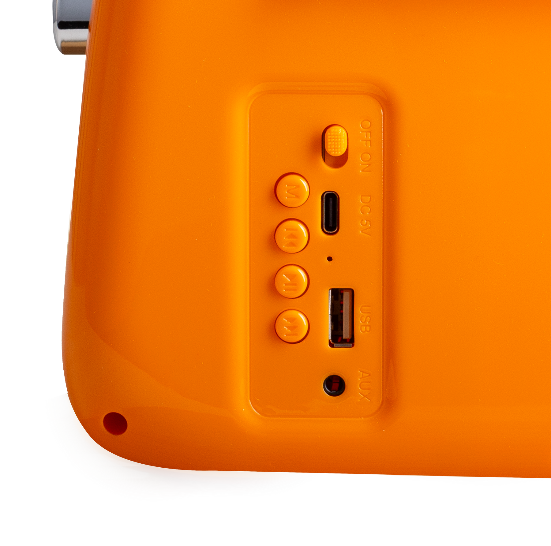 Rádio retro com bluetooth Vintage Cuisine - cores do verão - acabamento brilhante
