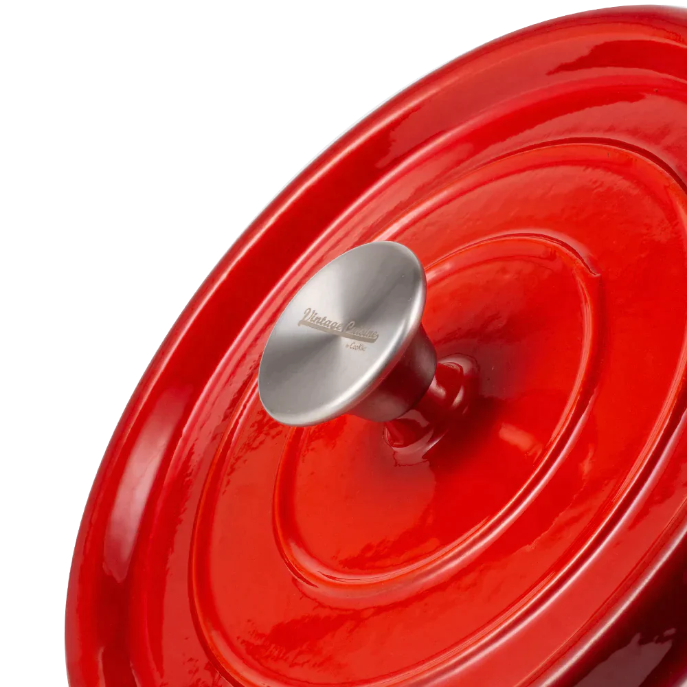 Caçarola em Ferro Fundido com Tampa 4,3 L Vintage Cuisine
