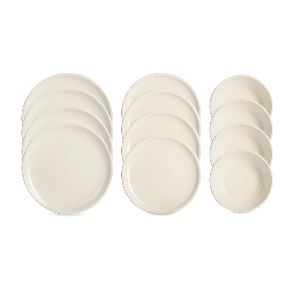 Serviço de mesa para 4 pessoas em faiança Vintage Cuisine