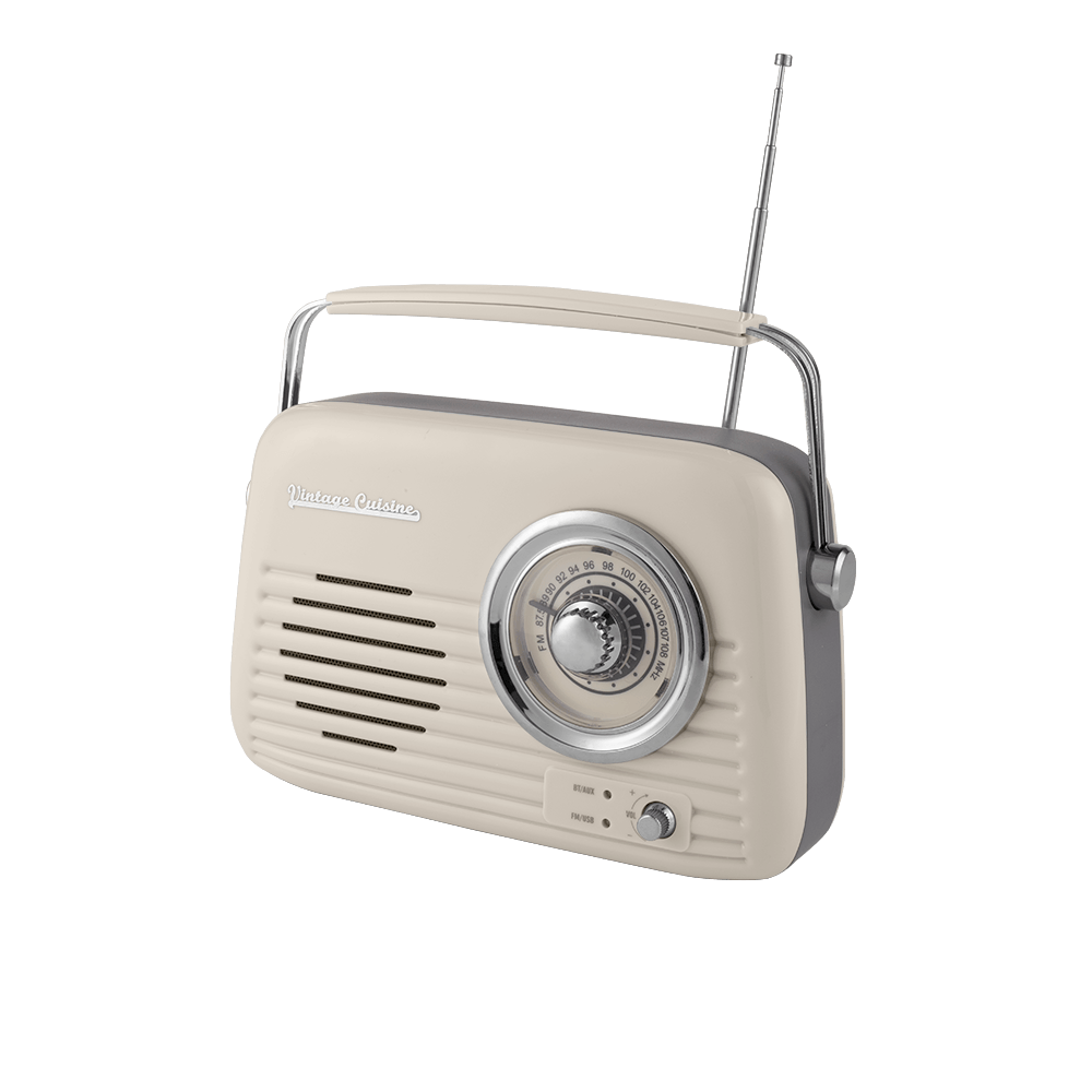 Rádio com bluetooth Vintage Cuisine