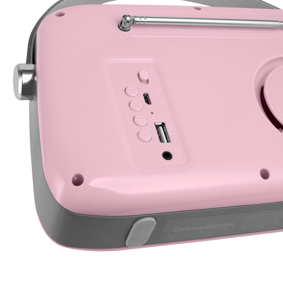Rádio com bluetooth | Modelo fivela Vintage Cuisine