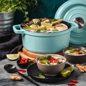 Caçarola em Ferro Fundido com Tampa 4,3 L Vintage Cuisine