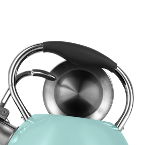 Traditional retro kettle with whistle Vintage Cuisine